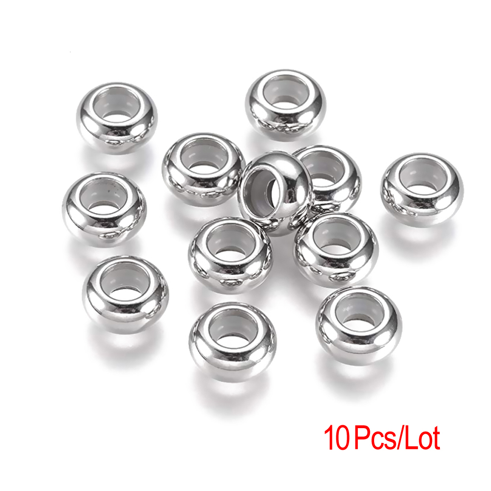 10pcs Stainless Steel Round Sp - Women Accessories Pandora recension och pris