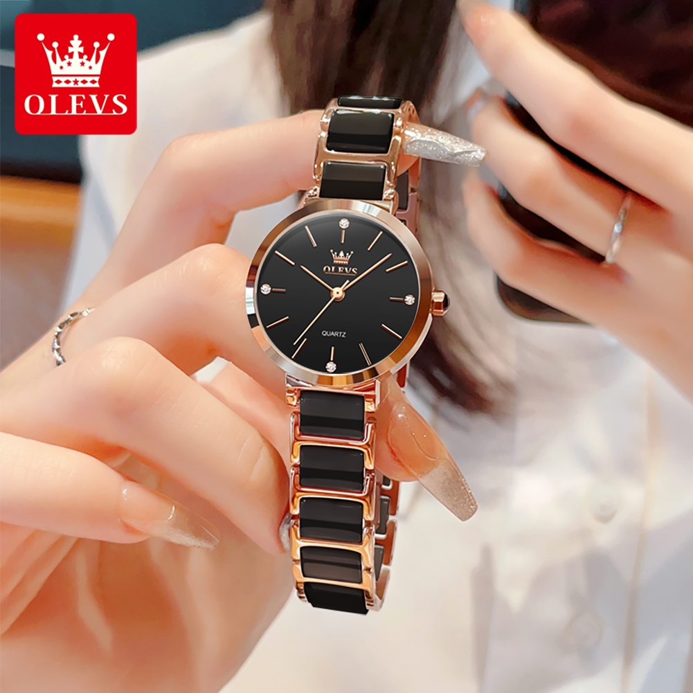 OLEVS Women Watch 5877 Luxury  - Women Accessories Gift Box recension och pris