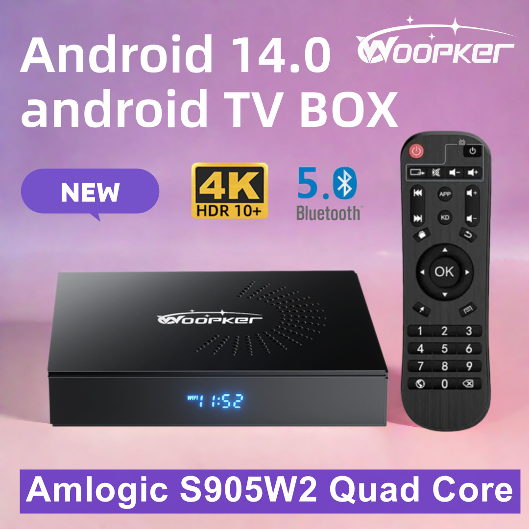 Woopker KW2 Android 14 TV Box  - Women Accessories Pandora recension och pris