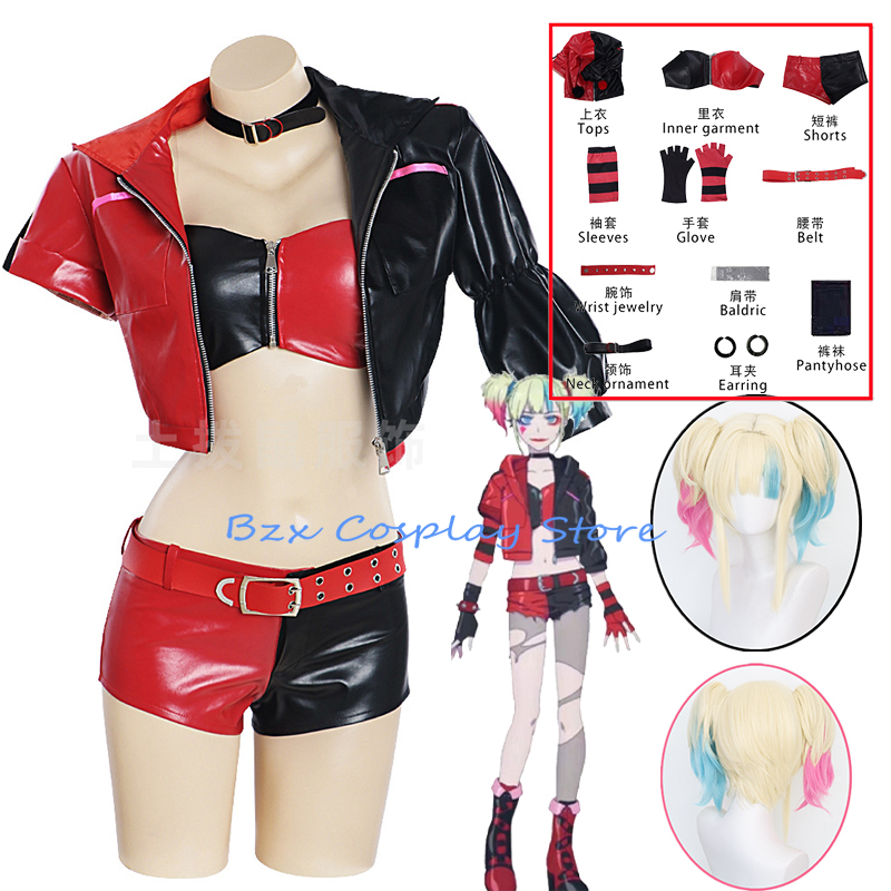 Movie Joke Harley Cosplay Anim - Women'S Harley Quinn Accessories recension och pris