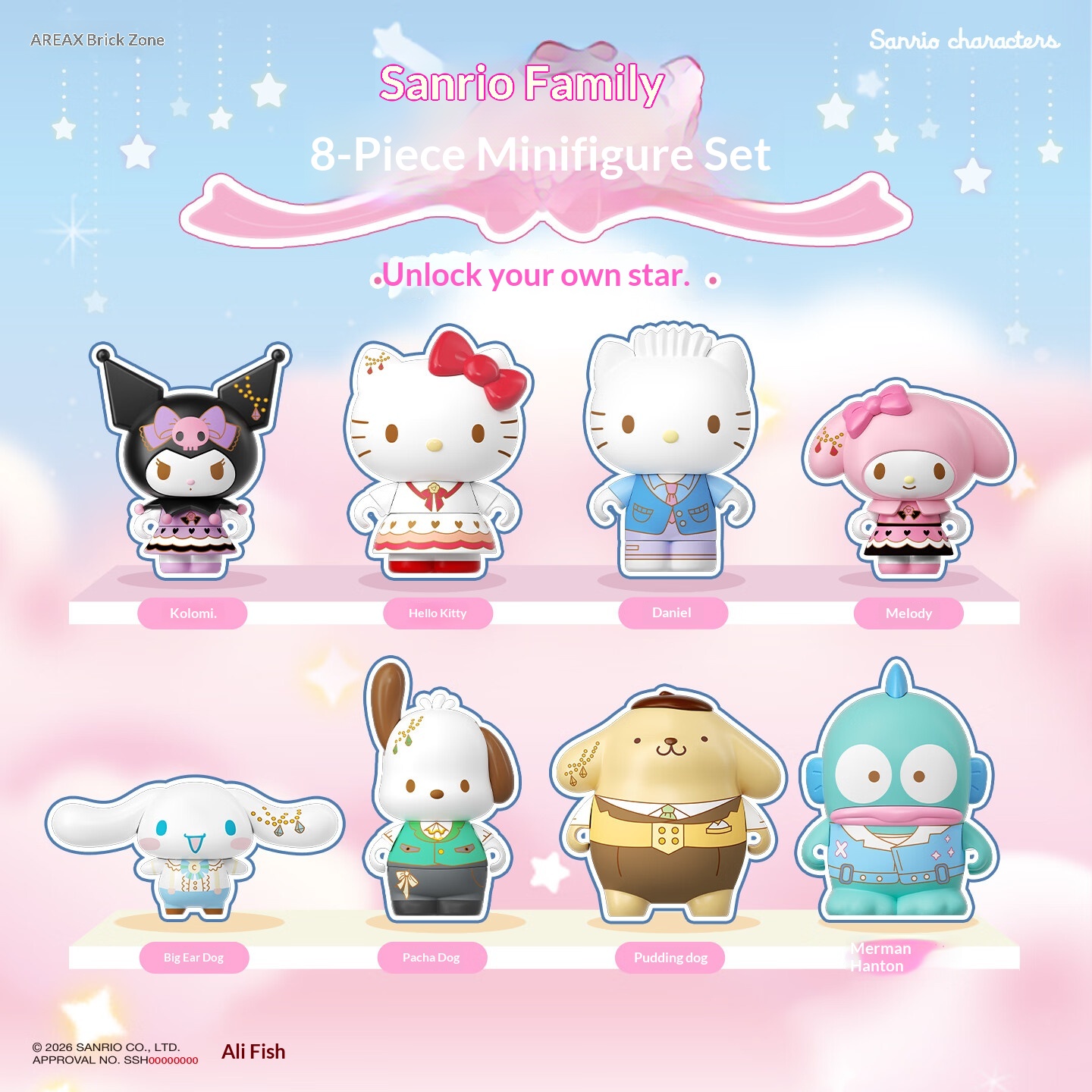 Areax Sanrio Characters Buildi - Women Accessories Gift Box recension och pris