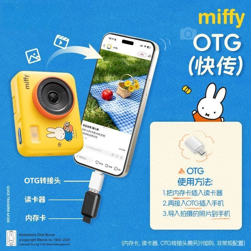 Anime Miffy CCD Rebuild Camera - Women Accessories Gift Box recension och pris