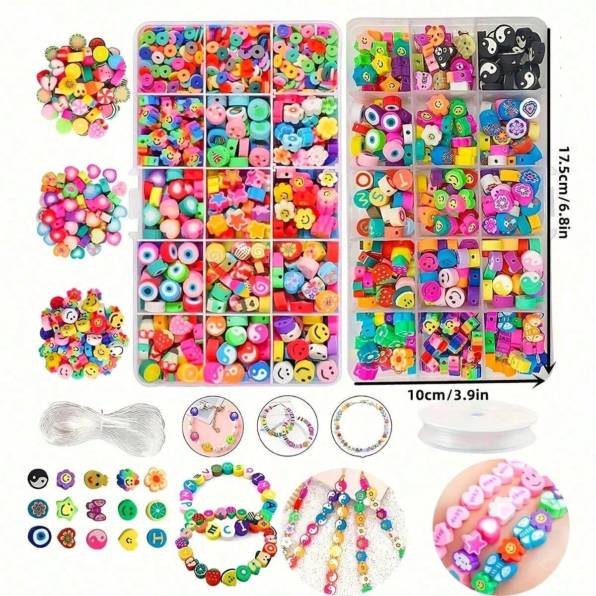 1450/1200/250pcs Polymer Clay  - Women Accessories Gift Box recension och pris