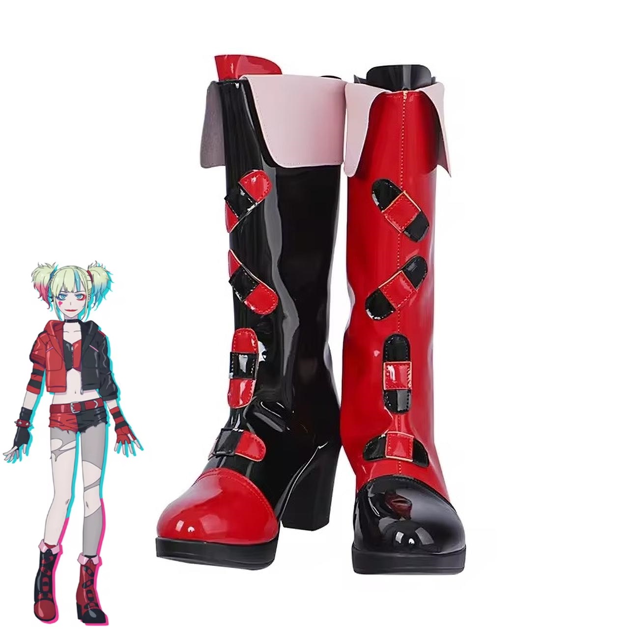 For Harley Quinn Cosplay Shoes - Women'S Harley Quinn Accessories recension och pris